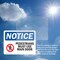 Signmission Pedestrians Must Use Main Door Sign, Vinyl Decal, 14in W x 10in L, 2PK OS-2PACK-NS-D-1014-L-17163 - alternate 6